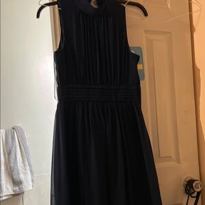 Aritzia navy blue Midi Dress Elegant and Timeless